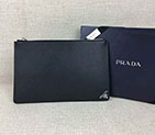 2018 Prada Men saffiano leather document holder 2NG005