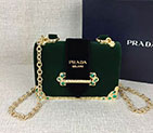 2018 Prada Women velvet shoulder bag 1BH018