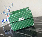 2018 VALENTINO FREE ROCKSTUD SPIKE MEDIUM CHAIN BAG 0122