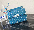 2018 VALENTINO FREE ROCKSTUD SPIKE MEDIUM CHAIN BAG 0122