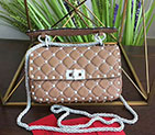 2018 VALENTINO FREE ROCKSTUD SPIKE SMALL CHAIN BAG 0123