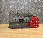 2018 VALENTINO GARAVANI ROCKSTUD SPIKE SMALL BAG 0123