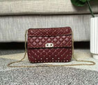 2018 VALENTINO MEDIUM ROCKSTUD SPIKE CHAIN BAG 0122