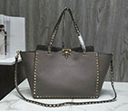 2018 Valentino ROCKSTUD NOIR MEDIUM TOTE 0973