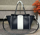 2018 Valentino ROCKSTUD NOIR MEDIUM TOTE 0973 0973