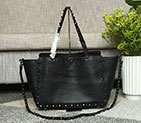 2018 Valentino ROCKSTUD NOIR MEDIUM TOTE 0973 0973