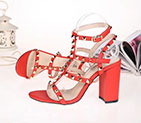 2018 Valentino women Sandal in Calfskin with rivet Heel 10cm VN0539