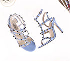 2018 Valentino women Sandal in Calfskin with rivet Heel 10cm VN0557