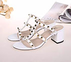 2018 Valentino women Sandal in Calfskin with rivet Heel 5.5cm VN0548