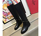 2018 Valentino women boots in Calfskin with rivet VN0578