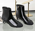 2018 chanle women Boots in Patent leather Heel 3.5cm CHW2119