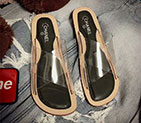 2018 chanle women Slippers in PVC CHW1895
