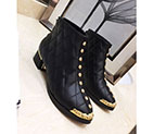 2018 chanle women boots in Calfskin Heel Height 4cm CHW2078