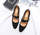 2018 chanle women shoes in Nubuck leather Heel 6cm CHW1631
