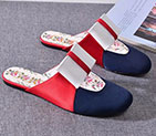 2018 gucci women Slippers in Silk GWS867