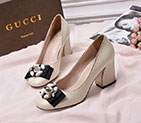 2018 gucci women shoes in Calfskin Heel 7.5cm GWS910