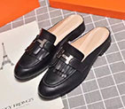 2018 hermes women Slippers in Calfskin leather HWS375
