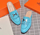2018 hermes women Slippers in Calfskin leather HWS376
