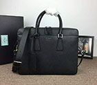 2018 prada Men leather briefcase 2VE366