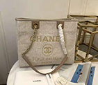 2019 Chanel Medium Tote Shopping Bag A68045