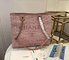 2019 Chanel Medium Tote Shopping Bag A68045