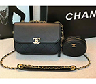 2019 Chanel flap bag and coin purse AS1094