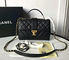 2019 Chanel flap bag with top handle AS0804