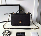 2019 Chanel flap bag with top handle A93607