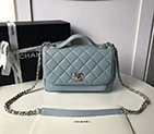 2019 Chanel flap bag with top handle A93607