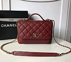 2019 Chanel flap bag with top handle A93607
