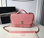2019 Chanel flap bag with top handle A93607