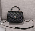 2019 Chanel small flap bag with top handle AS0625