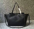 2019 Valentino ROCKSTUD NOIR MEDIUM TOTE 0973