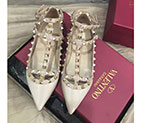 2019 Valentino women Flat shoes with rivet VN0592