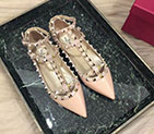2019 Valentino women Flat shoes with rivet VN0594