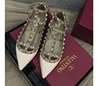 2019 Valentino women Flat shoes with rivet VN0595