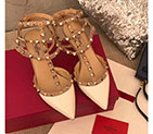 2019 Valentino women shoes with rivet Heel 6.5cm VN0581