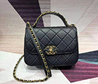 2019 chanel small flap bag with top handle AS0967