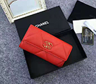 2020 Chanel 19 long flap wallet AP0955