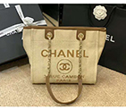 2020 Chanel Medium Tote Shopping Bag A68045