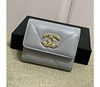 2020 Chanel Tri-fold short flap wallet AP1064