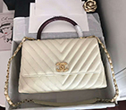 2020 Chanel flap bag with top handle A92991