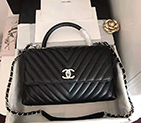 2020 Chanel flap bag with top handle A92991