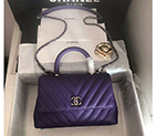 2020 Chanel small flap bag with top handle A92990