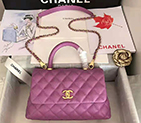 2020 Chanel small flap bag with top handle A92990