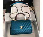 2020 Chanel small flap bag with top handle A92990