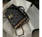 2021 Chanel MINI FLAP BAG WITH HANDLE AS2796