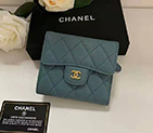 2021 Chanel Matelasse Tri-Fold Wallet A82288