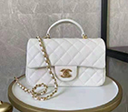2021 Chanel Mini Flap Bag with Top Handle AS2431