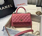 2021 Chanel flap bag with top handle A92990
